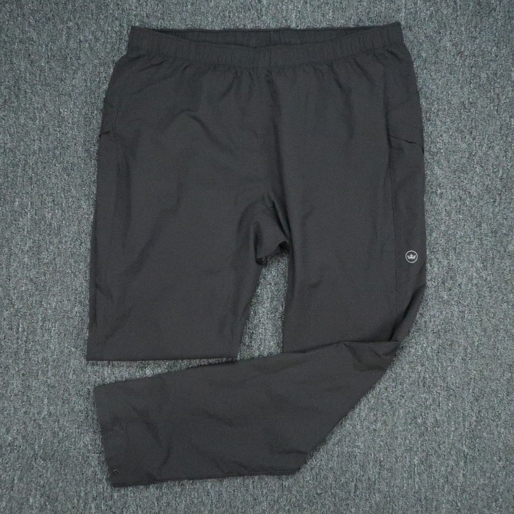 Peter Millar Pants Men Extra Large Black Performance Jogger Athletic Ankle Zip